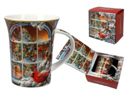 Kubek ceramiczny do kawy herbaty Świąteczny Choinka 325 ml na prezent