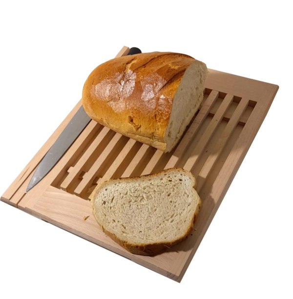 Deska do krojenia chleba ze zbiornikiem na okruszki
