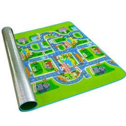 Mata edukacyjna piankowa dywanik dywan dla dzieci na prezent ulica 160x200