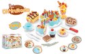 Tort urodzinowy do krojenia kuchnia 75 el. niebieski zabawka dla dziecka