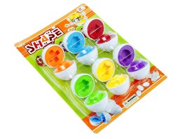 Zabawka edukacyjna jajka dopasuj kształty i kolory dla dziecka na prezent