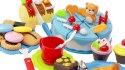 Tort urodzinowy do krojenia kuchnia 80 el. niebieski prezent dla dziecka