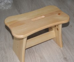 Ryczka drewniana skręcana taboret krzesło