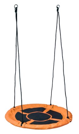 huśtawka ogrodowa bocianie gniazdo romek pomarańczowa 100 cm