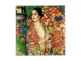 Talerz talerzyk dekoracyjny na przekąski G. KlimtTanerka 13x13 cm ozdobny