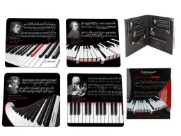 kpl. 4 podkładek korkowych - classical music (carmani)