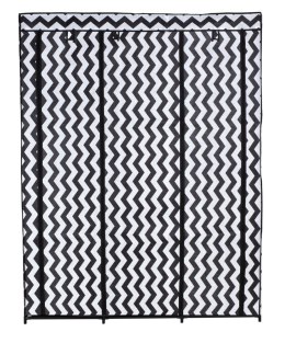 szafa tekstylna z 10 półkami mira maxi - zebra
