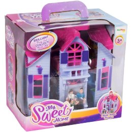 Domek dla lalek country rozkładana villa prezent dla dziewczynki 3 lata