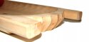Korytko koryto rzeźbione drewniane do potraw 50 cm
