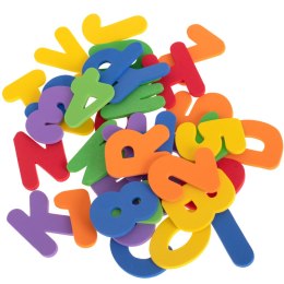 Zestaw zabawka edukacyjna do kąpieli wanny puzzle piankowe literki + cyfry