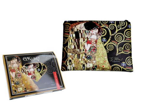 Kosmetyczka damska saszetka podróżna G.Klimt Pocałunek CARMANI