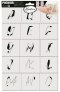 2 Szablony 30x20 cm alfabet 4