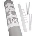 ZESTAW Korony z papieru do zdobienia dekorowania h: 10-16,5 cm 5 szt.