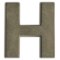 Litera h z betonu h:5 cm