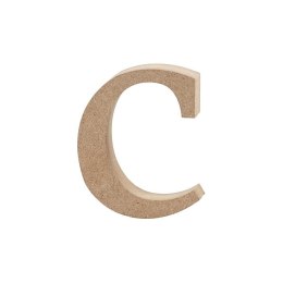 litera c z mdf h: 8,4 cm