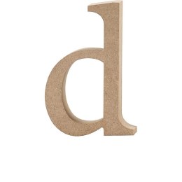 litera d z mdf h: 12,2 cm