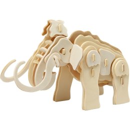 Puzzle 3d drewniane mamut