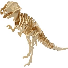 Puzzle 3d drewniane dinozaur tyranozaur
