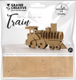 Puzzle 3d tekturowe lokomotywa