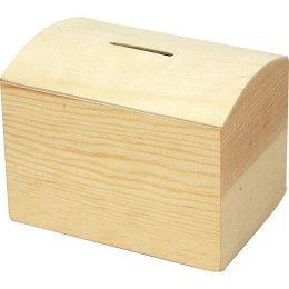 Skarbonka drewniana szkatułka