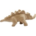 Dinozaur stegozaur z papier mache