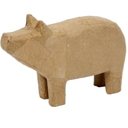 świnia z papier-mache l: 26 cm