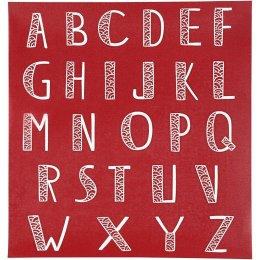szablon sitodruk alfabet 22x21 cm