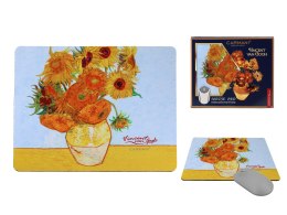 Podkładka pod mysz komputerową - V. van Gogh, Słoneczniki w wazonie (CARMANI)