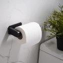 Uchwyt na papier toaletowy czarny loft do łazienki