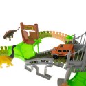 ZESTAW tor samochodowy dinozaur+ samochód 228el zabawka prezent dla chłopca