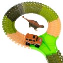 ZESTAW tor samochodowy dinozaur+ samochód 228el zabawka prezent dla chłopca