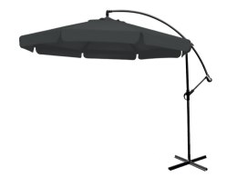 duży szary parasol ogrodowy składany 350 cm