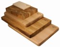Deska drewniana do krojenia siekania serwowania blok 40x30x4 cm buk