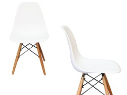 Krzesło skandynawskie MILANO białe