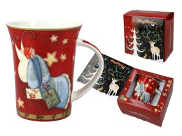 Kubek ceramiczny do kawy herbaty Świąteczny Anioł 325 ml na prezent