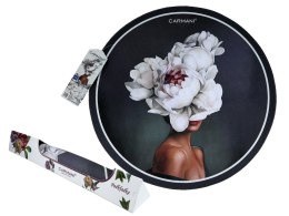 Podkładka na stół okrągła - Kwiaty na głowie (CARMANI)