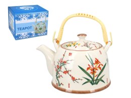 Czajnik ceramiczny z zaparzaczem do herbaty, ziół