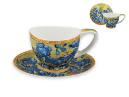 Filiżanka espresso, van Gogh, Irysy