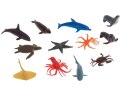 zwierzęta morskie dzikie domowe zagrodowe 48szt