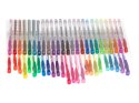Długopisy żelowe kolorowe brokatowe metaliczne zestaw 50szt. dla dzieci
