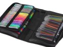Długopisy żelowe kolorowe w etui 120 +120 wkładów