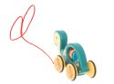 Grzechotka drewniana na sznurku mobilna żółw dla dziecka 18 miesięcy UROCZY