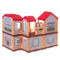 Domek dla lalek willa czerwony dach prezent dla dziewczynki 3 lata ŚWIĘTA
