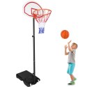 Kosz regulowany na stojaku do koszykówki zabawka ogrodowa dla dzieci