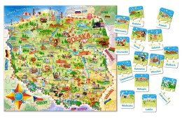 CASTORLAND Puzzle edukacyjne Mapa Polski