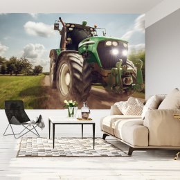 Fototapeta Pędzący Traktor