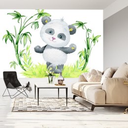 Fototapeta Panda I Bambus