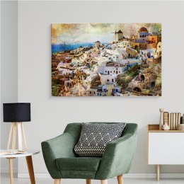 Obraz Na Płótnie Architektura Santorini