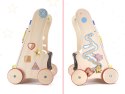 Pchacz chodzik drewniany kostka edukacyjna 6w1 prezent dla dziecka 1 rok
