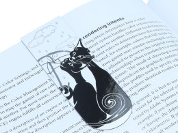 Zakładka do książek książki magnetyczna Koci świat koty pod parasolem